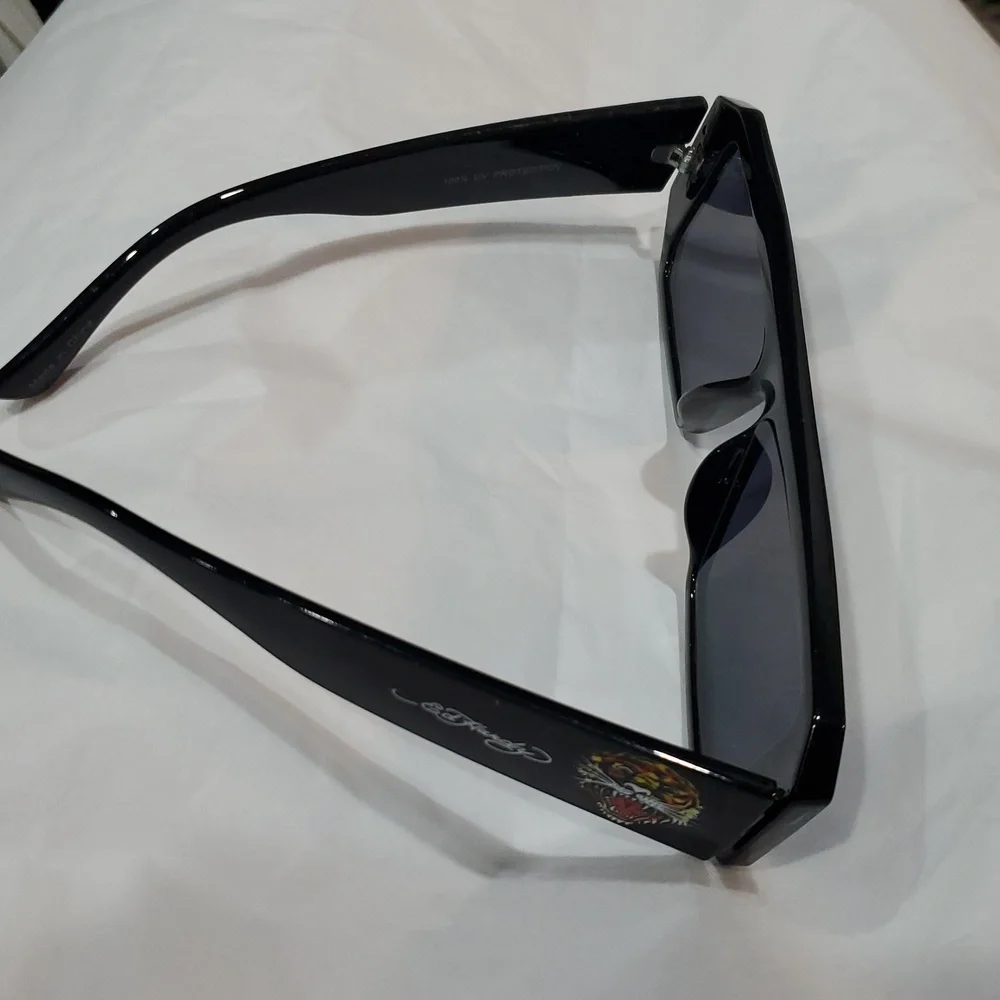 Ed Hardy Black‎ Tiger Logo Temples Ed Hardy Tattoo style unisex Sunglasses new